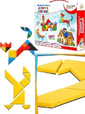 BRIGHT KIDS. Мозаика на магнитах. ДОМИК В ДЕРЕВНЕ (ИН-2428)