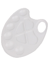 TM"Profit" Палитра белая СТАНДАРТ (РП-4554)