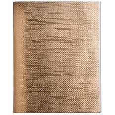 Тетрадь 96л А5ф клетка на скобе Бумвинил METALLIC Золото