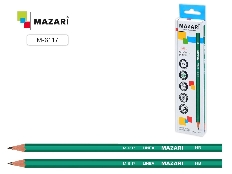 Карандаш M-6117 чернографитный пластиковый,LINEA,HB,корпус шестигранный,картонная упаковка