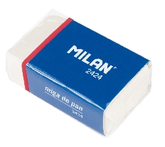 "Milan"   Мягкий ластик из синтетического каучука 2424   3,9 х 2,3 х 1,3 см  . CMM2424