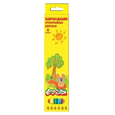 Набор цветн.каранд Каляка-Маляка  6 цв. трехгранные 3+