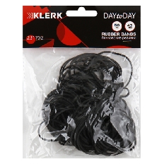 Банковская резинка 50г диаметр 43мм DAY to DAY KLERK 231702 черный