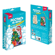 Фнн-052 Роспись по дереву.Новогодний сувенир "Дед Мороз"