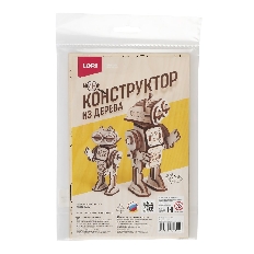 Фн-034 Конструктор из дерева. Мини конструктор "Робот"
