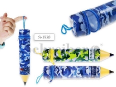 Пенал-"карандаш"S 1830  пластиковый ХАКИ, 5х26 см
