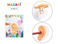 Точилка пластиковая, EAR, 1 отверстие для заточки, с контейнером для стружки, 1 цвет, блистерная упа