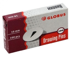 Кнопки канцелярские 10 мм, 100 шт. К10-100