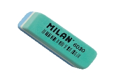 "Milan" Ластик 6030 скошенный биколор 56x15x12 мм . CPM6030 ассорти