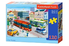 В-13555 Городская площадь, (120 деталей MIDI) Castor Land
