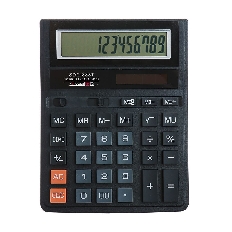 Калькулятор: 12-разрядный, двойное питание. в индивидуальной упаковке, размер упаковки-20,6*16,4*3,