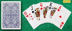 Игральные карты серия "Golem" blue 54 шт/колода (poker size index jumbo, 63*88 мм) ИН-3832