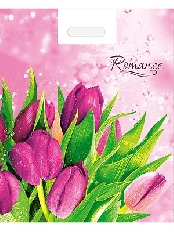 Пакет полиэтиленовый вырубной Romance 41х51/80мкм НФ-00000880