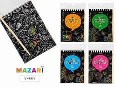 Набор для творчества «Гравюра в книге», 10 х 14 см, 12 л., с контуром, деревянная палочка в комплект