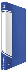 Папка с кольцами inФОРМАТ А4 2 кольца 700 мкм 25 мм синий пластик