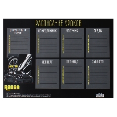Расписание уроков А4 КОКОС Races 252334