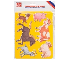 Трафарет ЛУЧ ДОМАШНИЕ ЖИВОТНЫЕ 165х205 мм пластик