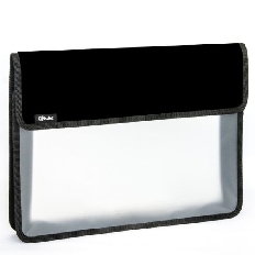 ПТ-3-42 Чёрный графит - папка для тетрадей, А4, клапан на липучке, пластик, ткань