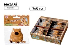 Игрушка-антистресс КАПИБАРА, 7*5 см, ОПП-упаковка