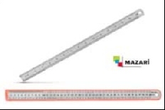 Линейка металлическая, 40 см, ОПП- упаковка