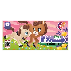 Гуашь "ZOO" 12 цв (15 мл) блок-тара