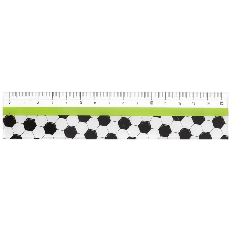 Линейка 15см пластиковая КОКОС Футбол 240662