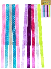 Закладки-ляссе самоклеящиеся  А4 Color lights MEGA набор (10 шт)  ЗЛ-0187