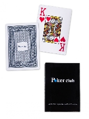 Карты игральные "Poker club", 2 колоды по 54шт, пластик 2201XZ /1 /6 /0 /72