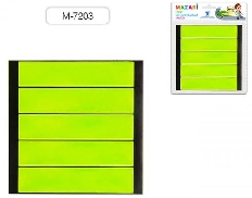 Набор наклеек светоотражающих M-7203, ПОЛОСКИ, 5 шт.