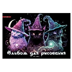 Альб д.рис 40л скр А4 14429-EAC глиттер КотоМагия (гофр30_(2*15))
