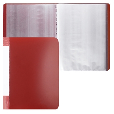 Папка 60 файлов 0,60мм 25мм торц карм KLERK 190897 красн