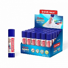 Клей-карандаш ErichKrause® Extra, 36г (в коробке-дисплее по 12 шт.)