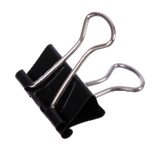 Зажимы для бумаг "Quality" 19 мм, 12 шт. черные ЗБ-19ЧК