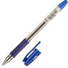 Ручка шарик. PILOT BPS-GP-F-L 0,7 мм синий резин.грип