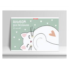Альб д.рис 20л скр А4 15369-EAC твин УФ лак Спящий котик