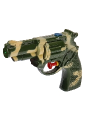 Водный пистолет (13см) "Военный револьвер" (250-300 мл, дальность стрельбы 5-6 м) (арт. И-8842)