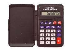 Калькулятор RB-328A 8-разрядный, с крышкой, в индивидуальной упаковке, раз. упак.-10,0*6,5*1,2 см.