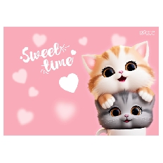 Клеенка для уроков труда 50*70 Cute cats КОКОС 251018