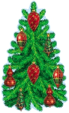 *КБ-17737 Комплект для оформления интерьера. Наряжаем елку новогодними игрушками-2