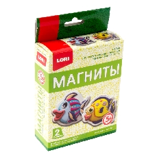 Пз/Г-014 Магниты из гипса "Яркие рыбки"