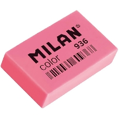 "Milan"   Ластик 936 флуоресцентный цв.   6.3х2.8х0.9 см  . ассорти CPM936