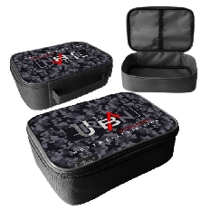 ПМК 39-20-5 Urban - пенал 1 отдел, резинки на крышке, 3 вкладыша, 210х150х70 мм