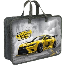 ПТ-18-10 Скорость и мощь- папка печать на пластике с ручками, дизайн с двух сторон