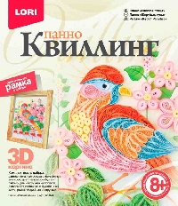 Квл-024 Квиллинг. Панно "Райская птица"