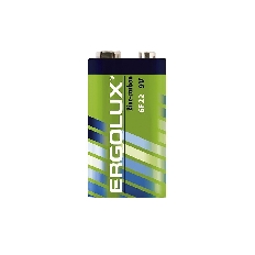 Ergolux  6F22  SR1 (6F22SR1, батарейка,9В)