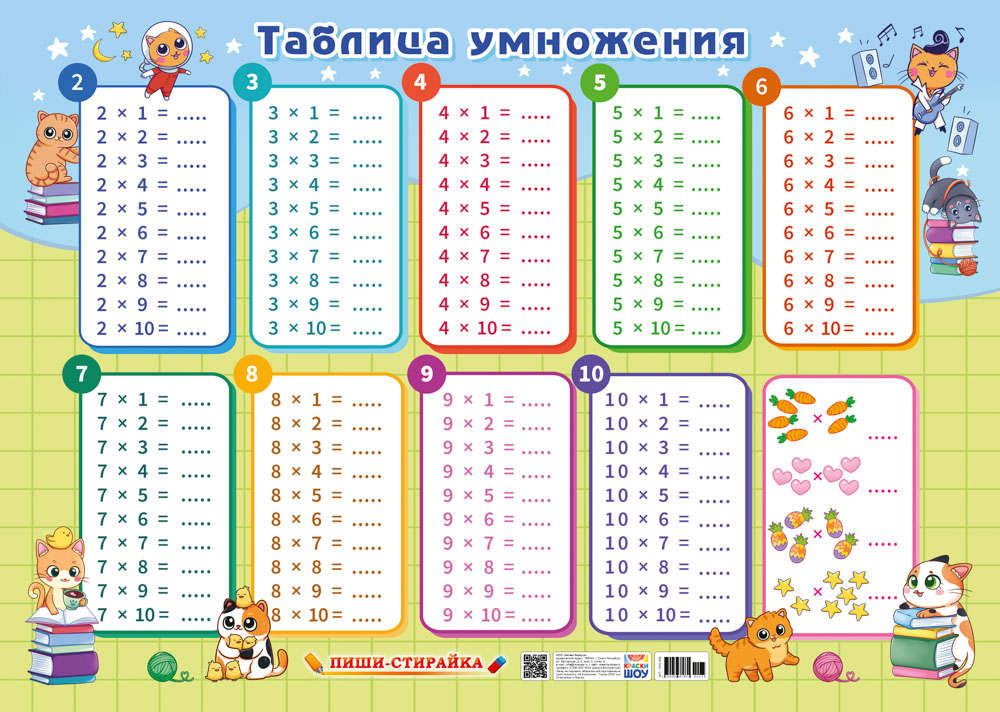 ЛИС. Плакат. Пиши-Стирай А 2