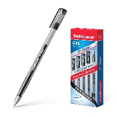 Ручка гелевая ErichKrause® G-Tone, цвет чернил черный (в коробке по 12 шт.)