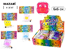 Игрушка-антистресс КВАДРАТ, 6х6 см, 4 цвета в ассортименте, ОПП-упаковка