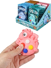Игрушка-антистресс Динозаврики (15х9,5 см, стиль микс, шоу-бокс, кратно 24) (арт. И-0821)