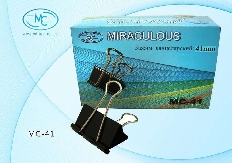 Зажим: металлический, ширина - 41мм /черный/